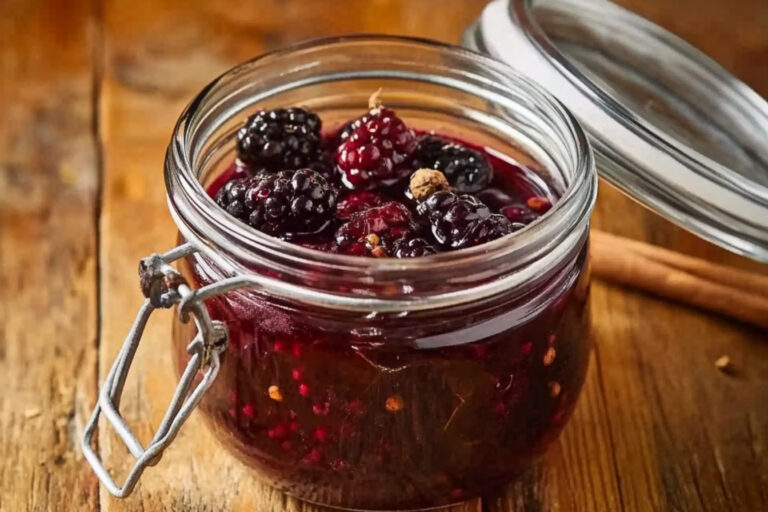 Deliciosas moras encurtidas para sorprender tu paladar