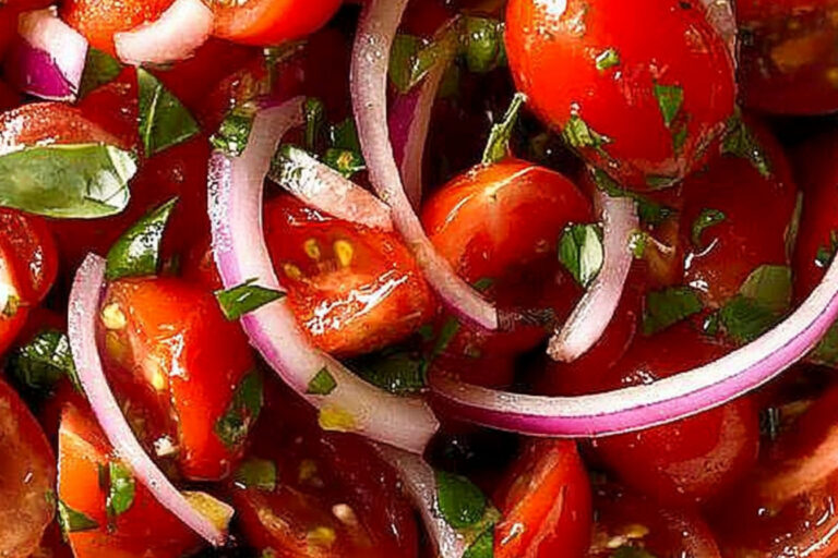 Ensalada de tomate refrescante y deliciosa