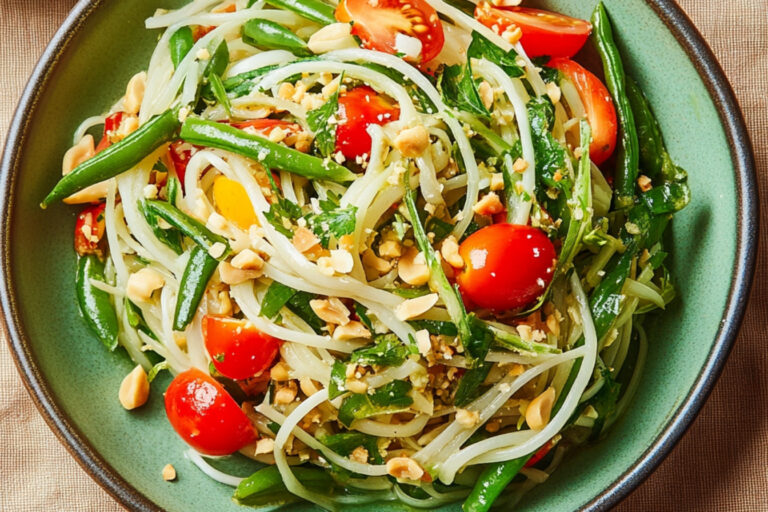 Ensalada tailandesa de papaya verde