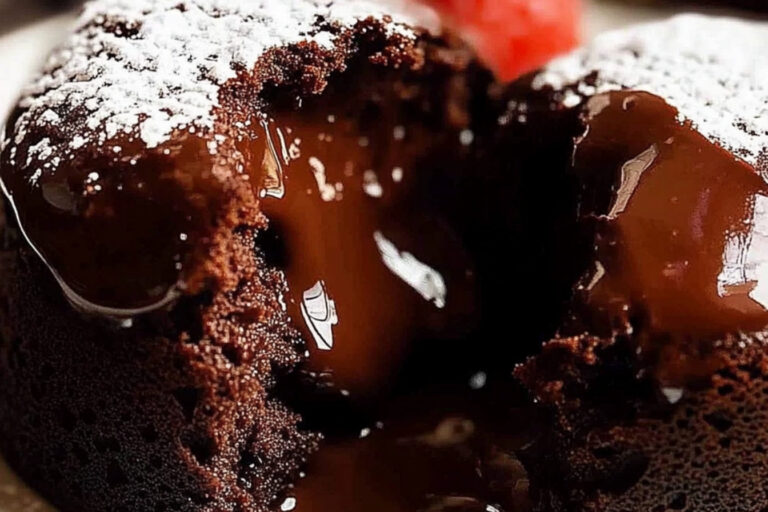 Pasteles de chocolate fundido
