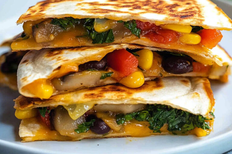 Quesadillas vegetarianas que enamoran a todos