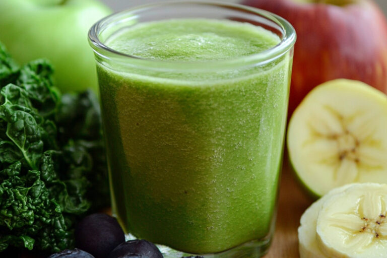 ¡Delicioso smoothie de manzana verde en minutos!