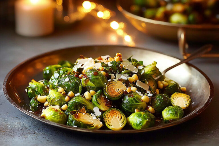 ¡Deliciosos coles de Bruselas al horno!