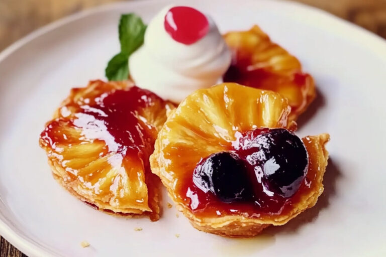¡No te puedes perder estas deliciosas tartaletas de piña!